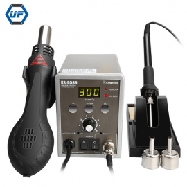 220V/110V 700W Lead-Free Soldering Station BGA Rework SMD Hot Air Gun Heat Eletrics Soldering Iron Kit Tool Welding Tip