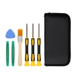 China 7 in 1 game machine repair kit safety cooker cleaning brush Torx T8H T6 T10H screwdriver factory