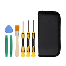 Kit de reparo da máquina de jogo 7 em 1 fogão de segurança escova de limpeza Chave de fenda Torx T8H T6 T10H