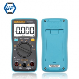 Auto Range 600V 10A Mini Pocket AC DC TRUE RMS Digital Multimeter Temperature Testing