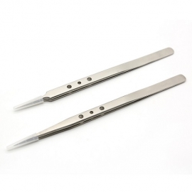 China High Precision Tweezer With Hole Heat Dissipation Anti-slip Tweezers For Precision Electronic Components factory