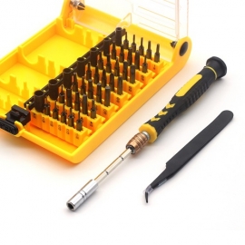 China High Quality 45 in 1 screwdriver set, Factory Price Torx Precision Screw Driver Cell Phone Repair Tool factory