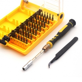 High Quality 45 in 1 screwdriver set, Factory Price Torx Precision Screw Driver Cell Phone Repair Tool