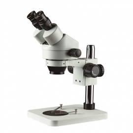 China Industrial trinocular 7-45 times continuous conversion stereo microscope instrument parallel light system factory