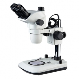 Industria 0.67x-4.5x Instrumentos ópticos Microscopio estéreo Instrucción Inspección Microscopio binocular