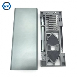 Fabbrica della Cina KS-840024 Kit cacciavite multifunzione 24 in 1 Cacciavite in alluminio con pinzette