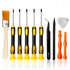 China King's Dun 11-tlg. Reparatur-Tool-Kit Phillips Torx-Sicherheitsschraubendreher-Set Hebel-Tool-Kit für MacBook Pro-Akkutastatur Retina XBOX 360-Fabrik