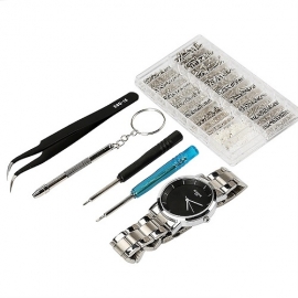 King's dun Professional Watch Sunglasses Repair Tools Set Kit with 1100pcs of Glasses Accessories