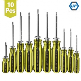 China Kings'dun 10 in 1 Multi-size Single Double Head Household Screwdriver Set factory