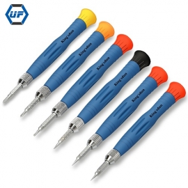 Kingsdun 12-in-1 dual-head screwdriver set mobile phone computer glasses repair kit easy to carry