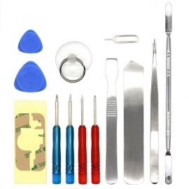 China Kingsdun 13 in1 Mobile Phone Repair Open Screwdriver Kit Pry Spudger Tool Set for iPhone 6s 6splus 7 factory