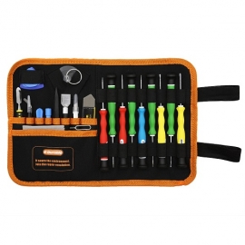 Kingsdun 25 in 1 Multifunctional Repair Tools Kit Screwdriver Tweezer Opening Tools for Consumer Electronic Devices