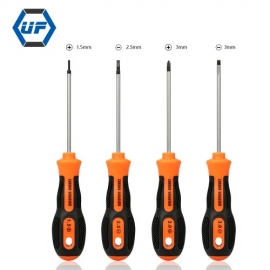 Çin Kingsdun 4pcs High Quality Phillips 1.5 3.0 Slotted 2.5 3.0 Screwdrivers set for repair used fabrika