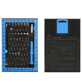 Kingsdun 63 in 1 Kingsdun Pro Essential Electronics Screwdriver Set for Cell Phone Computer Camera