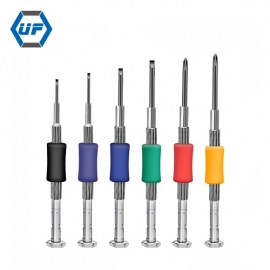 China Kingsdun 6PCS Precision Screwdriver Set Stainless Steel Screwdriver Kit Repair Tools for Watch Eyeglasses factory