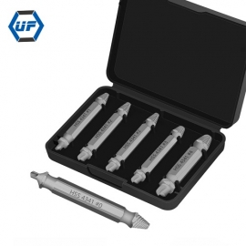 China Kingsdun 6pcs Stripped Screw Extractor Set, Damaged Screw Extractor Kit , Easy Out Broken Bolt Remover factory