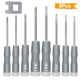 China Kingsdun 9-piece repair tool kit screwdriver set is suitable for repairing watches, mobile phones. factory