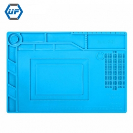 China Kingsdun Heat Insulation Silicone Mat Resistant Mat for BGA Soldering Repair Work Station factory