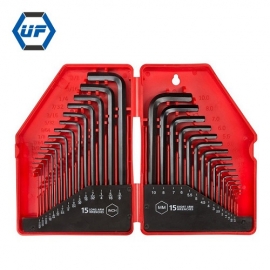 China Kingsdun Hot Sale 30 in 1 Hex Key Wrench Torx Hex Allen Key Sets SAE Metric Driver Tool Set factory