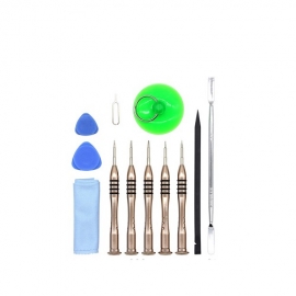 Fabbrica della Cina Kit di strumenti di riparazione Kingsdun, set di cacciaviti piatti Pentalobe Phillips, set di 12 pezzi kit di riparazione per cacciavite per strumento di apertura