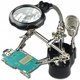 China Kingsdun helper with magnifying glass MFP soldering stand factory