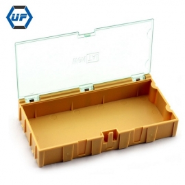 China New Wholesale Yellow Kit SMD Components Box, Electronic Mini Laboratory Storage Box factory