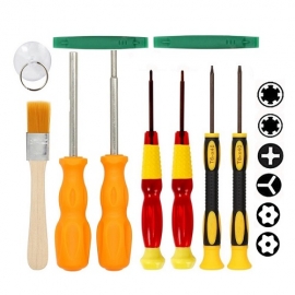 China Cartuchos de conserto profissional Kit de chave de fenda de segurança do console Caixa de jogo Set Repair for Nintendo Sega Console Fix Set Screwdriver Set fábrica