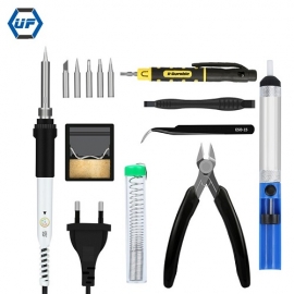 China Soldering Iron Kit Electronics,Soldering Iron Kit Electronics 60W, 110V Adjustable Temperature Solder Iron Kit factory