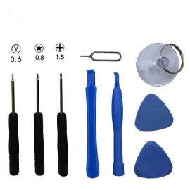 China Wholesale 9 in 1 Cell Phone Battery Opening Repair Screwdriver Tool Kit Set For iPhone X 8 7 6 factory