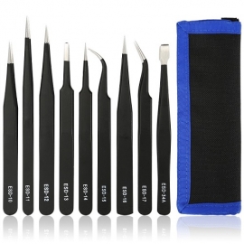 China Chinese-cheap-dice professional-anti-static-stainless-steel-tweezers-set-for-mobile-laptop-repair-to factory