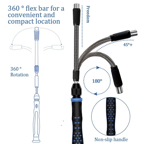 GAOEEIN Tournevis Electrique Precision, Kit d'outils de réparation